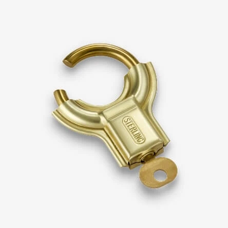 Junior Padlock: Brass by Sterling Padlocks