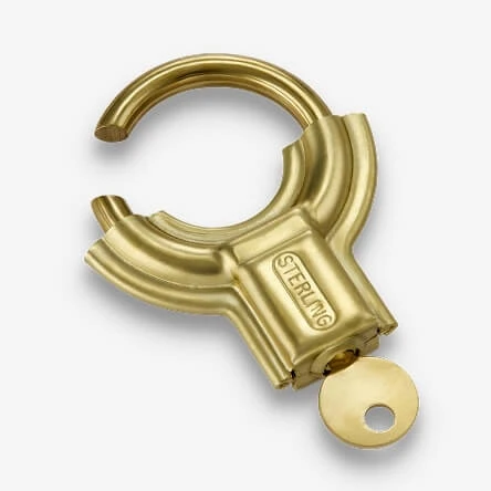 Senior Padlock: Brass by Sterling Padlocks